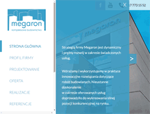 Tablet Screenshot of megaron-mielec.com.pl